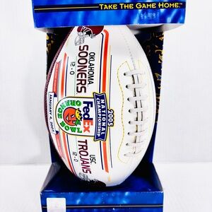 2005 NCAA Championship Ball Oklahoma/USC Orange Bowl Limited Edition